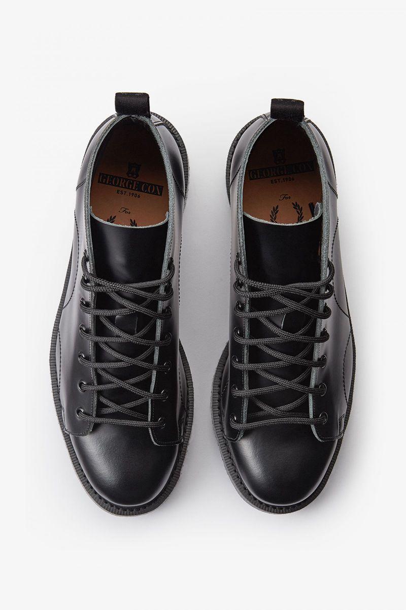 Black Fred Perry SB5372 Men's Shoes | PH 1153UZGT